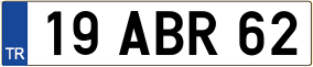 Truck License Plate